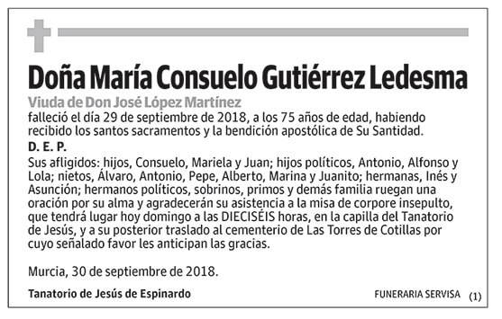 María Consuelo Gutiérrez Ledesma