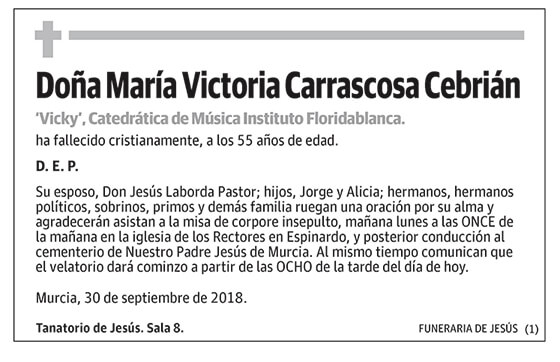 María Victoria Carrascosa Cebrián