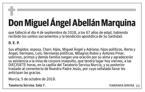 Miguel Ángel Abellán Marquina