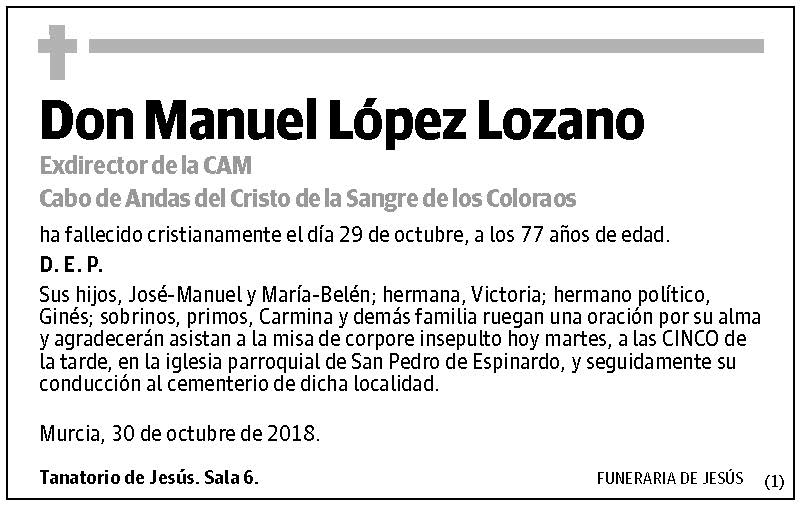 Manuel López Lozano