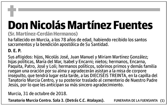 Nicolás Martínez Fuentes