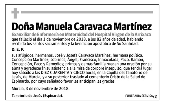 Manuela Caravaca Martínez