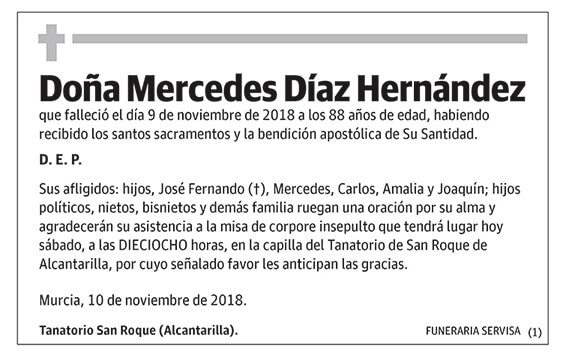 Mercedes Díaz Hernández
