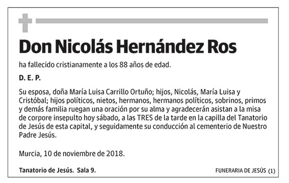 Nicolás Hernández Ros