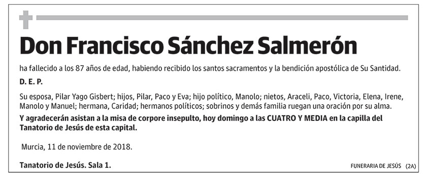Francisco Sánchez Salmerón
