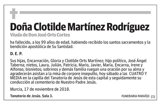 Clotilde Martínez Rodríguez