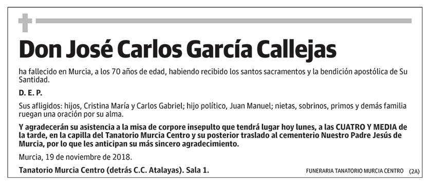 José Carlos García Callejas