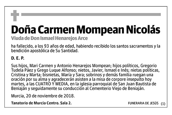 Carmen Mompean Nicolás