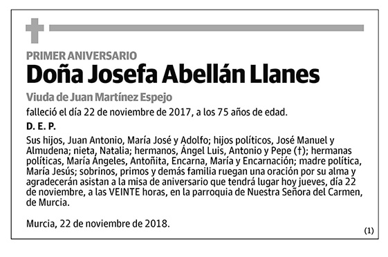 Josefa Abellán Llanes