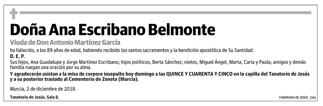 Ana Escribano Belmonte