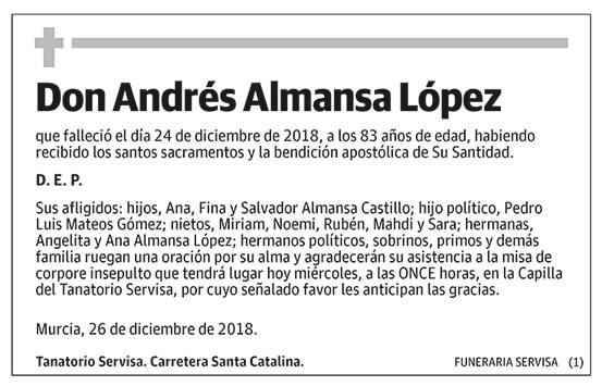 Andrés Almansa López