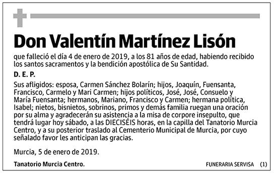 Valentín Martínez Lisón