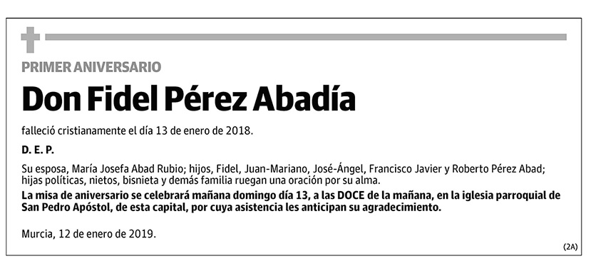 Fidel Pérez Abadía