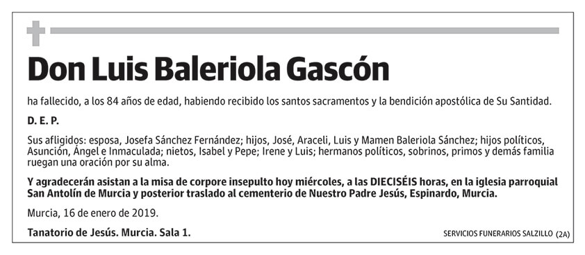 Luis Baleriola Gascón