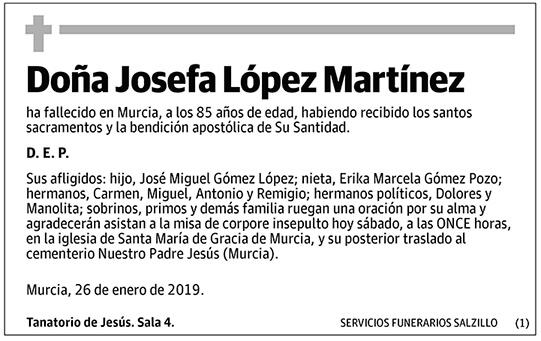 Josefa López Martínez