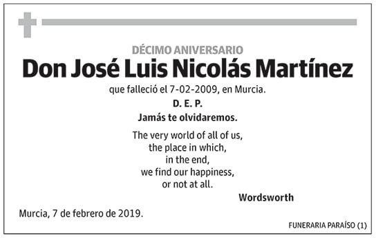José Luis Nicolás Martínez